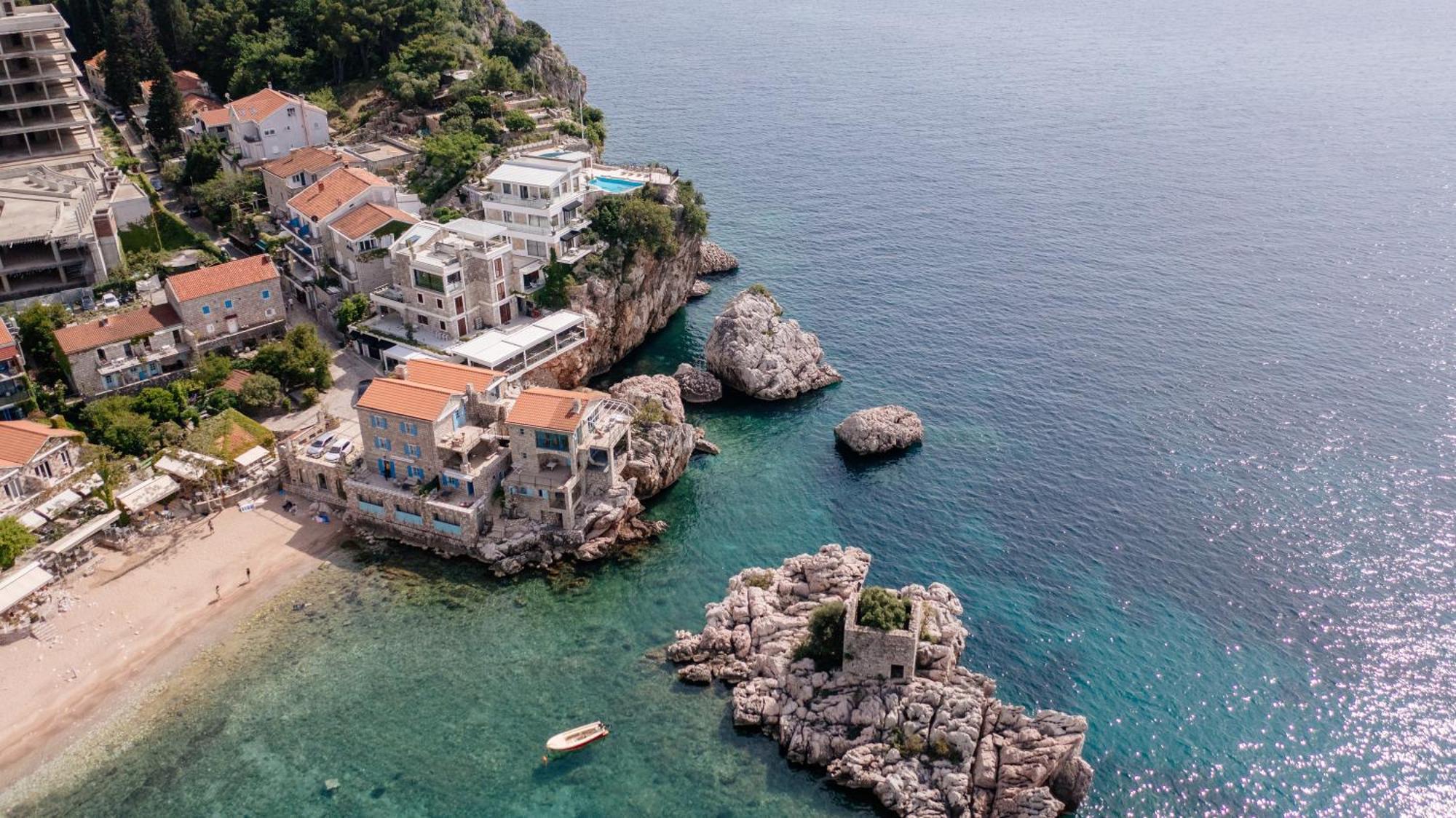 Blanche Cliff Apartments Sveti Stefan Extérieur photo