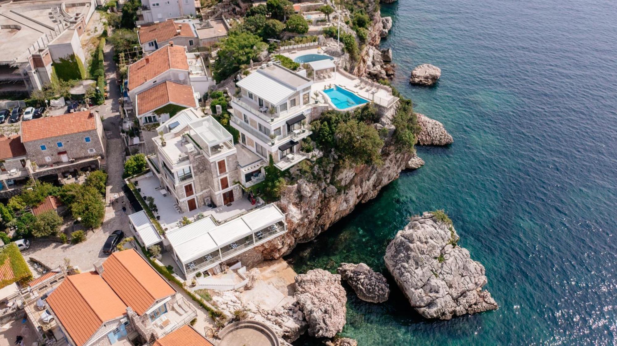 Blanche Cliff Apartments Sveti Stefan Extérieur photo