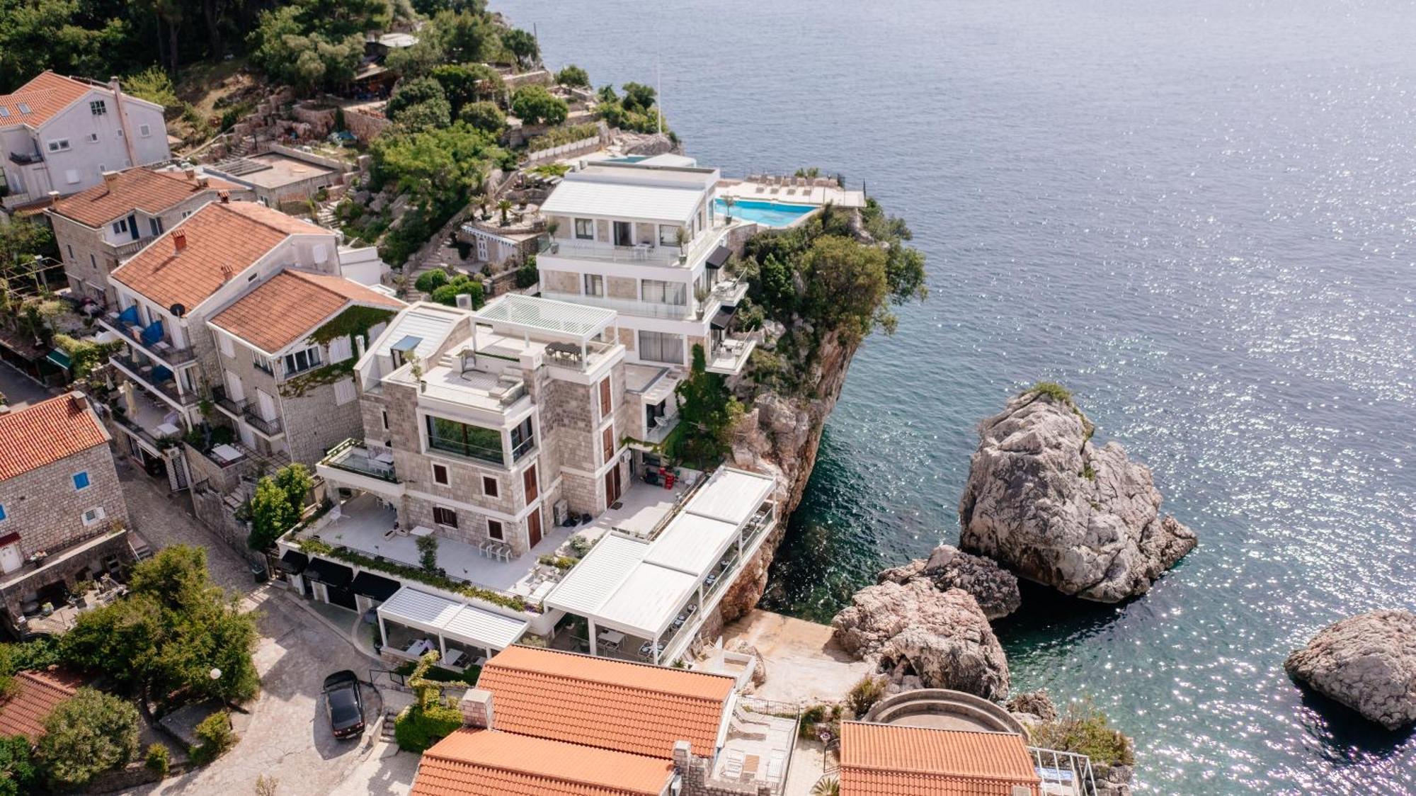 Blanche Cliff Apartments Sveti Stefan Extérieur photo