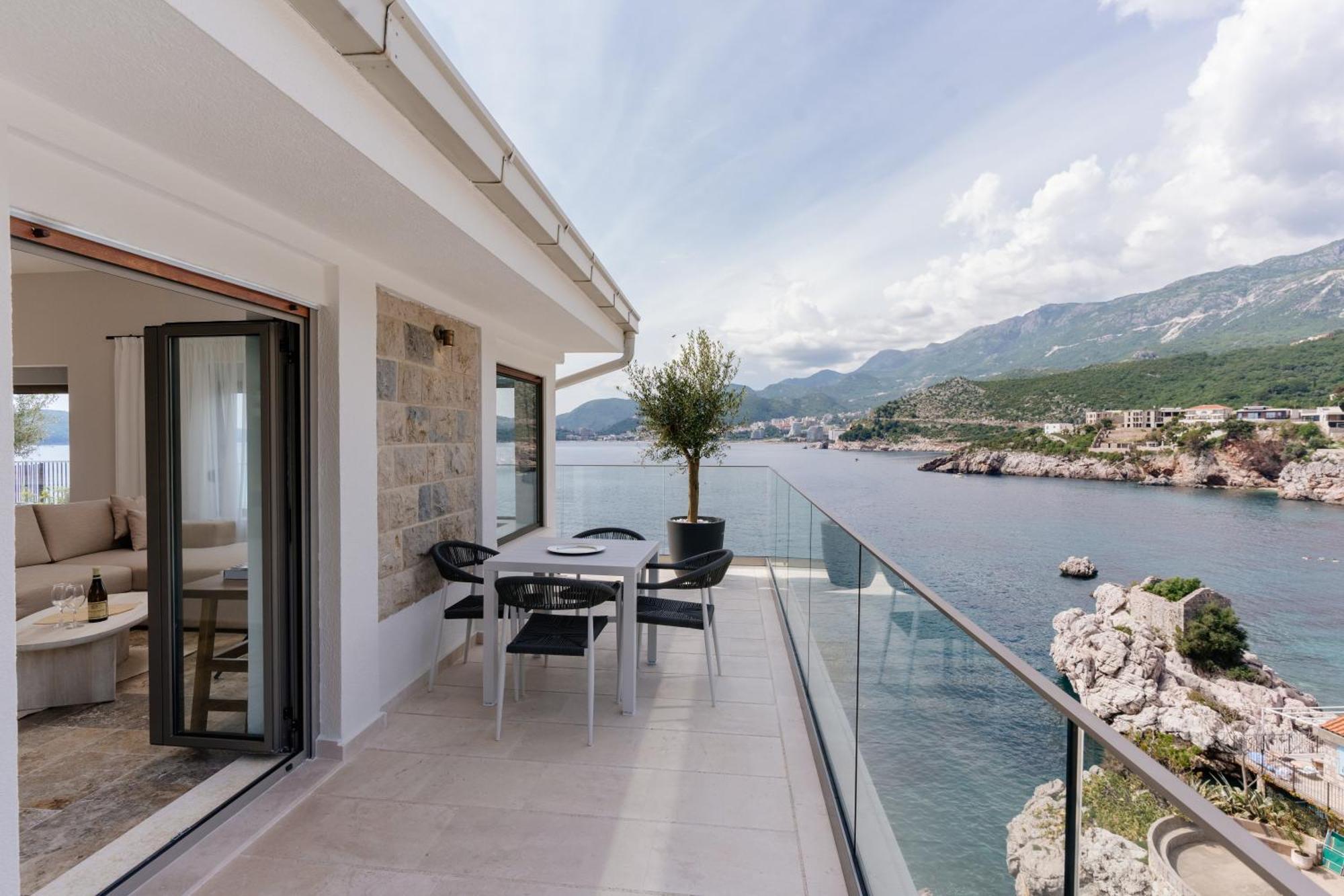 Blanche Cliff Apartments Sveti Stefan Extérieur photo