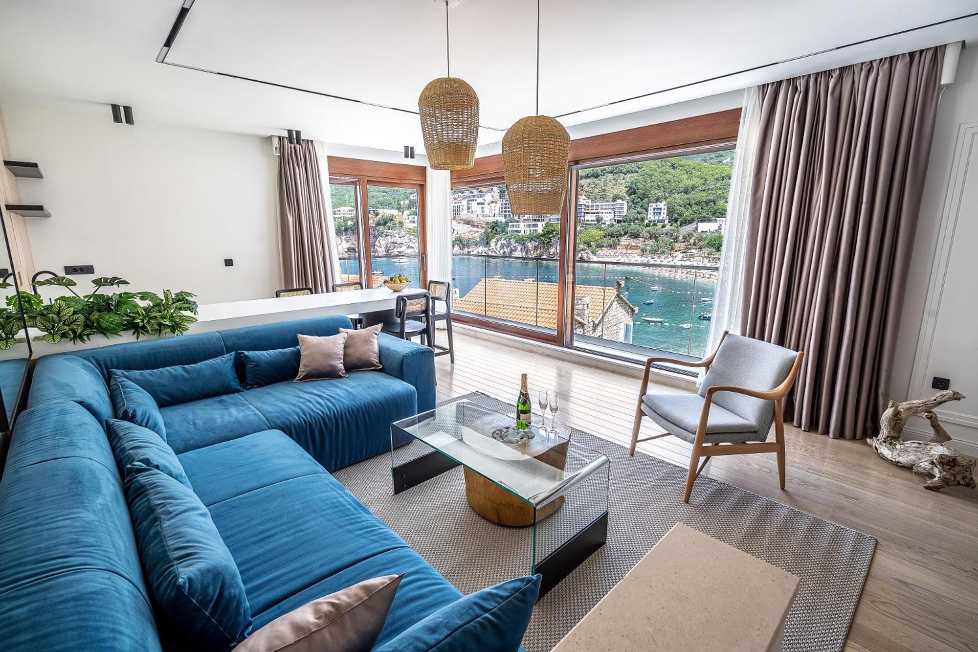 Blanche Cliff Apartments Sveti Stefan Extérieur photo