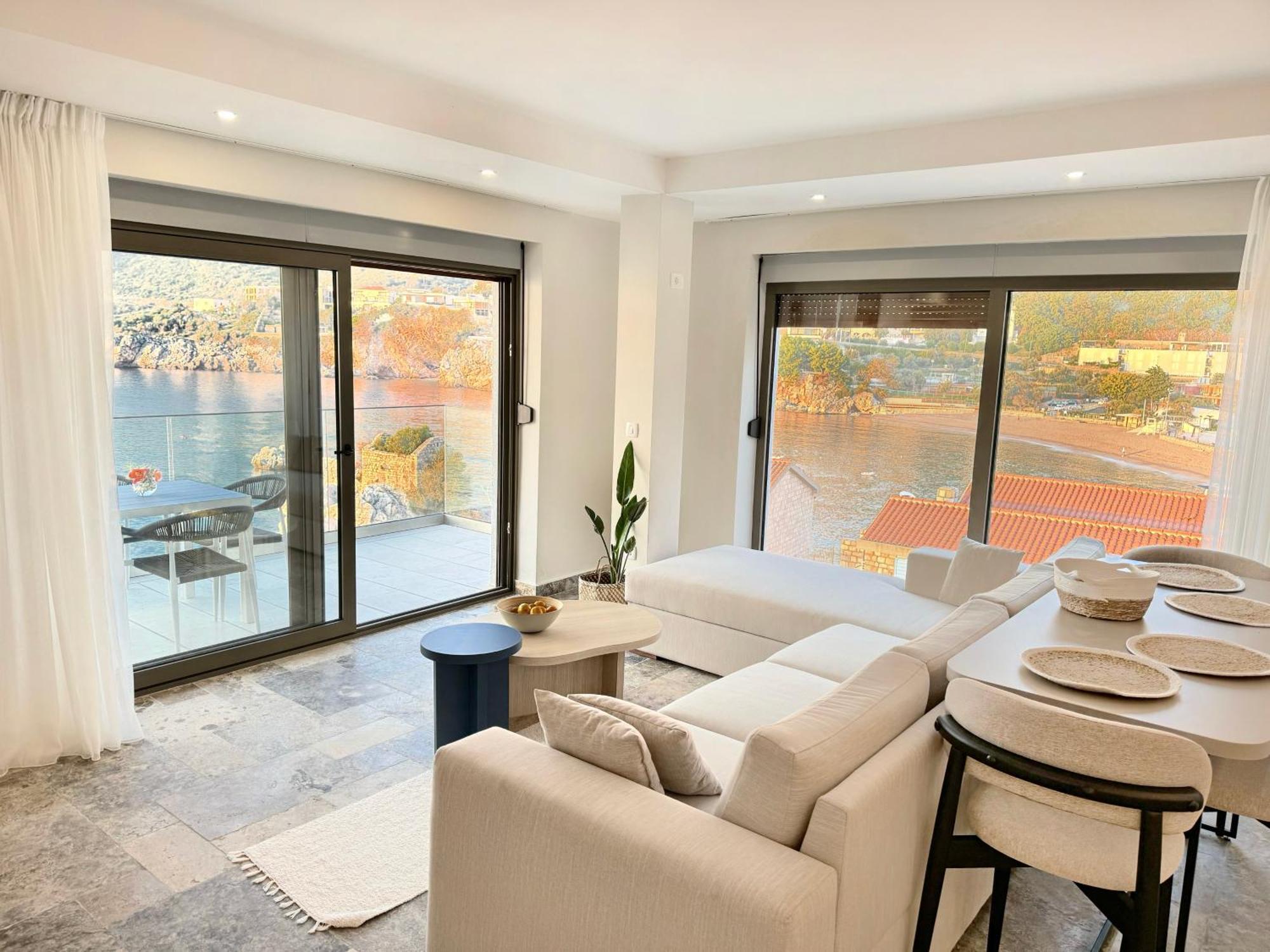 Blanche Cliff Apartments Sveti Stefan Extérieur photo